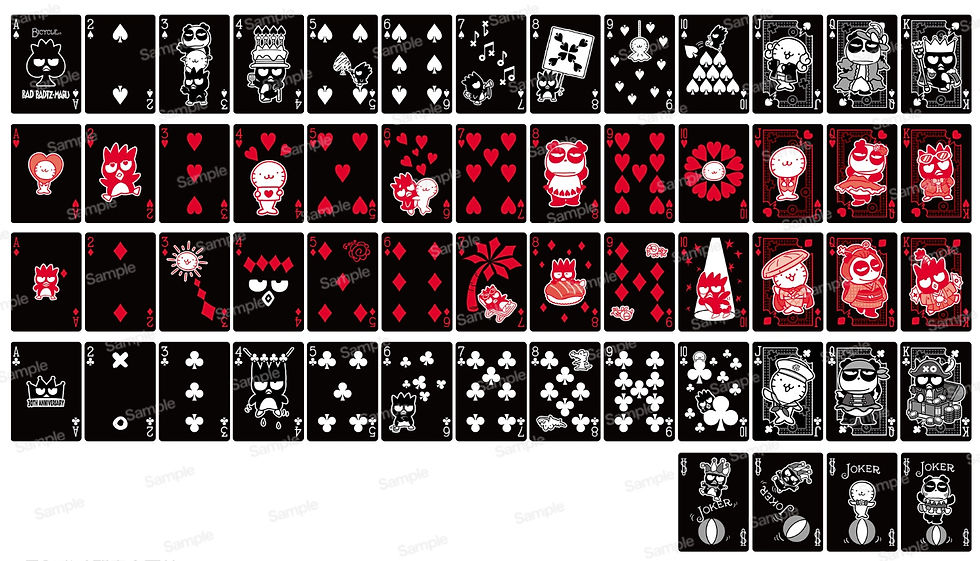 Thumbnail: Bicycle Sanrio Bad Badtz Maru Playing Cards (Bicycle啤牌-XO撲克牌)