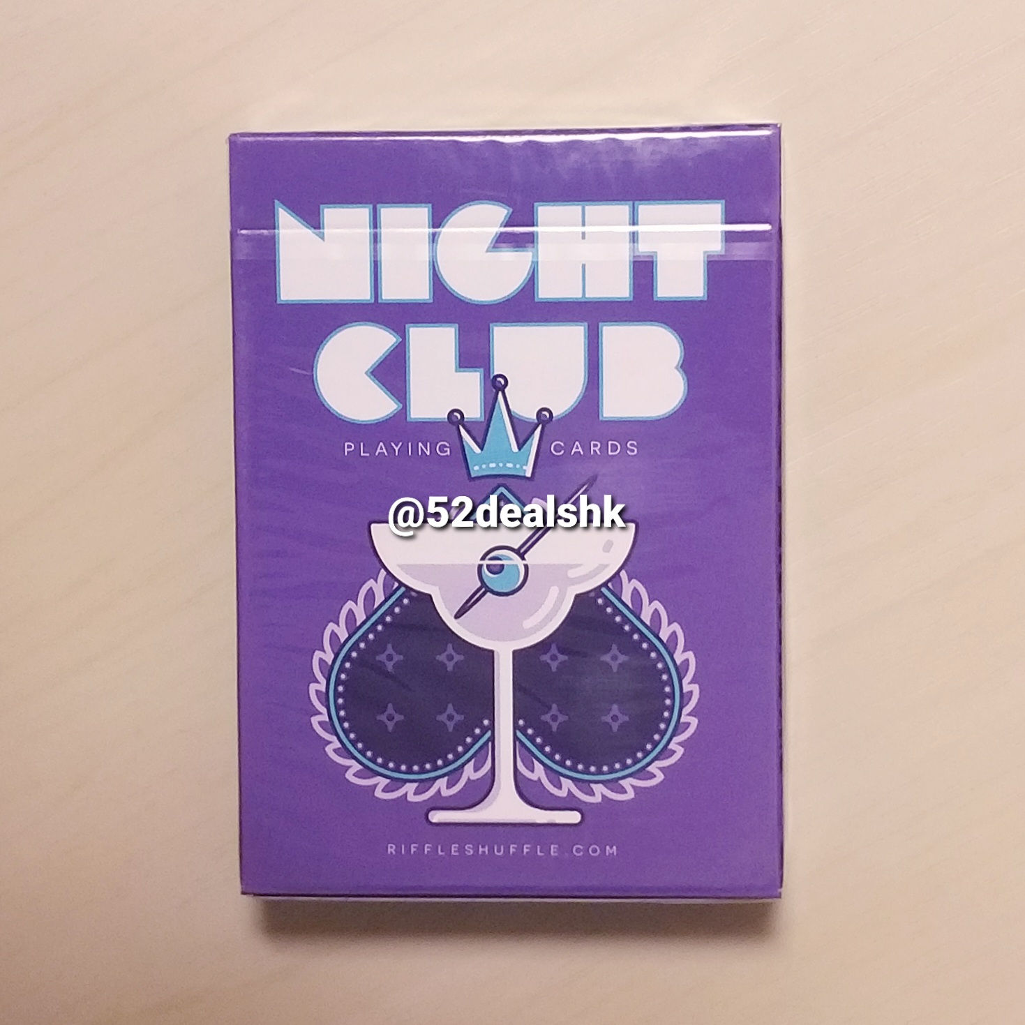 NightClub Marked Playing Cards - Purple (夜店魔術記號撲克牌啤牌)