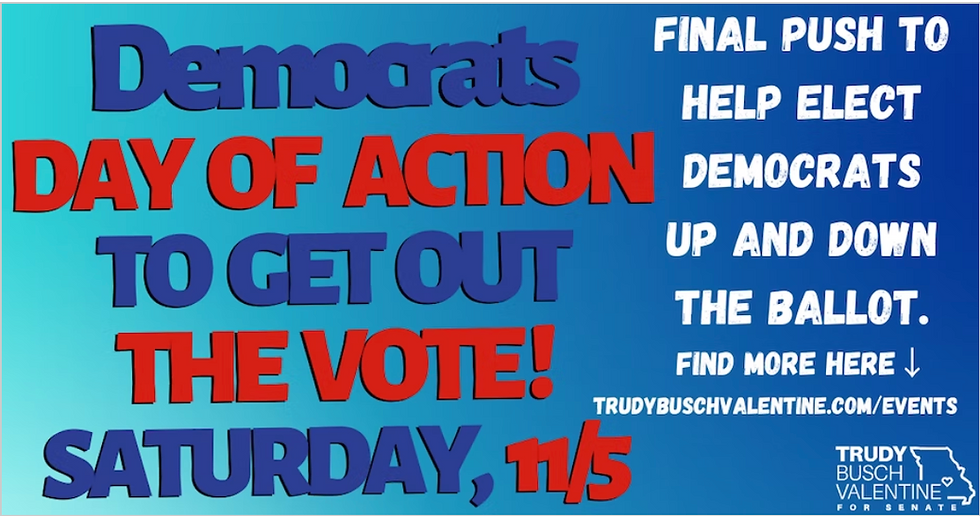 Day of Action with TRUDY BUSCH VALENTINE