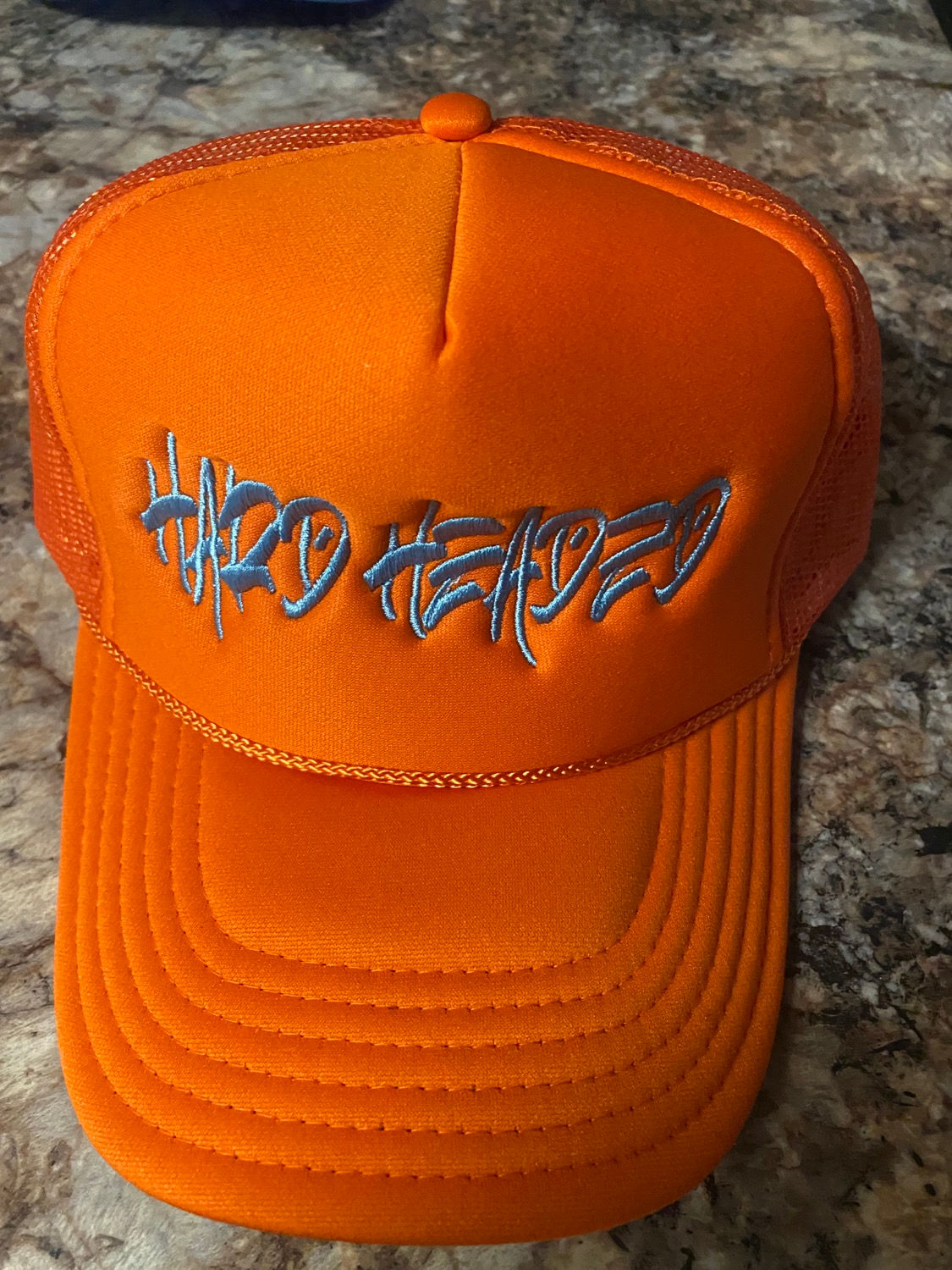 Hardheaded vibes Orange/Baby Blue 