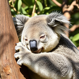 koala bear resting in the sun.jpg