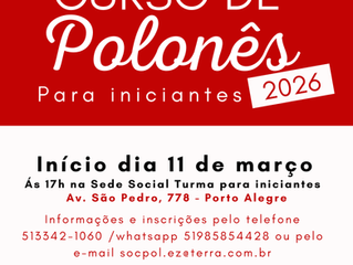 Curso de polonês 2026