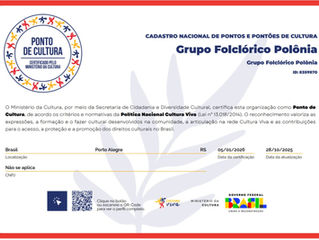 Grupo Polônia é reconhecido como Ponto de Cultura pelo Ministério da Cultura