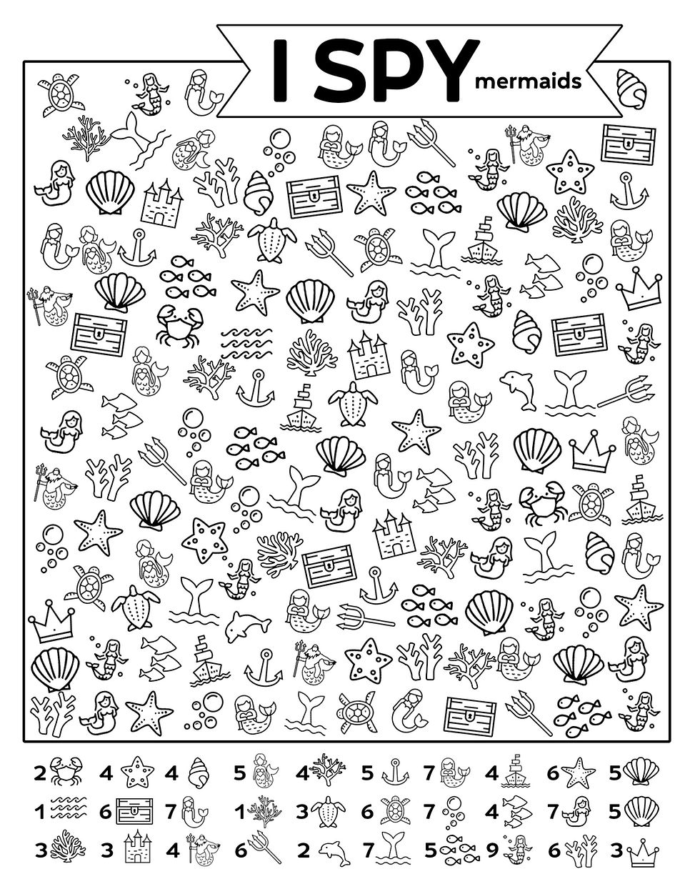 Thumbnail: I SPY WORKSHEETS