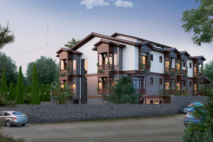 3ds max, 3d modeling, 3d designs, 3d animation, texturing, 3d render, corona render, photoshop, 3d artist Çağdaş Duyal, exterior, turkey, Mugla, Akyaka, boutique hotel.