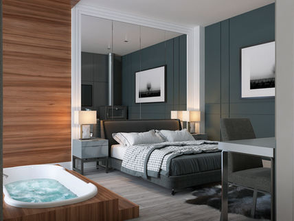 3ds max, 3d mimari çizim, 3d mimari tasarım, 3d modelleme, 3d render, corona render, 3d sanatçısı Çağdaş Duyal, 3d options, photoshop, iç mekan, otel odası, jakuzi.