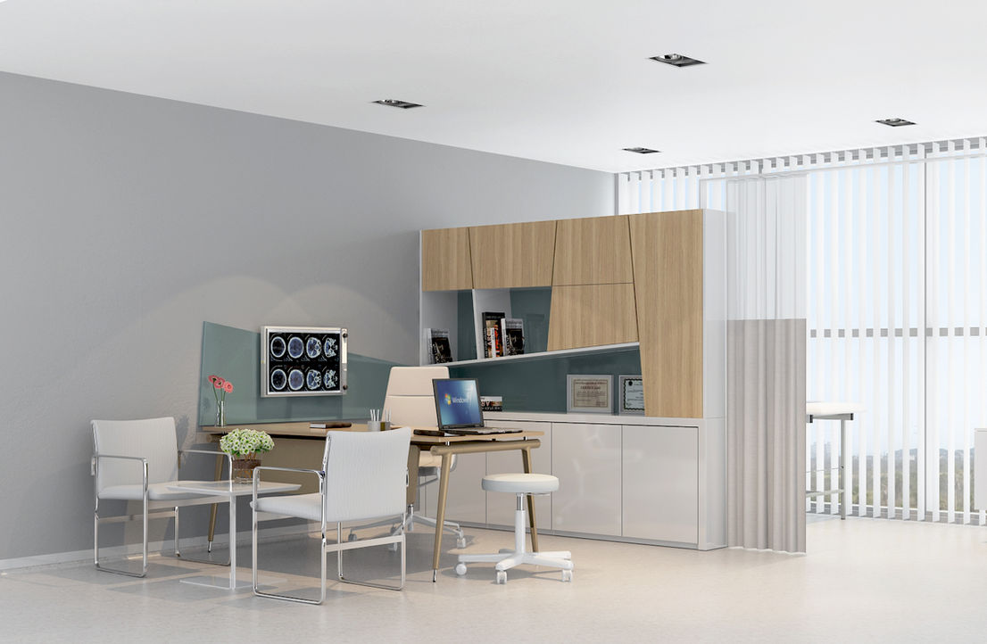 3ds max, 3d modeling, 3d designs, 3d animation, texturing, 3d render, corona render, photoshop, 3d artist Çağdaş Duyal, hospital project, interior, doctor room design.