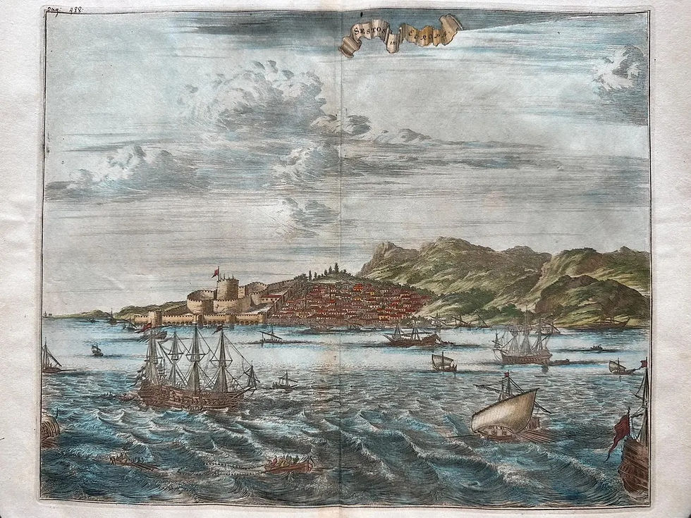 1703 yılından renkli bir fotoğraf "Kilitbahir"