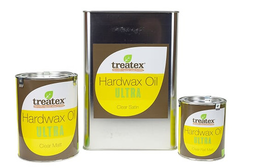TREATEX Hard Wax Oil Clear MATT, SOFT SATIN Or GLOSS For Wood Floors