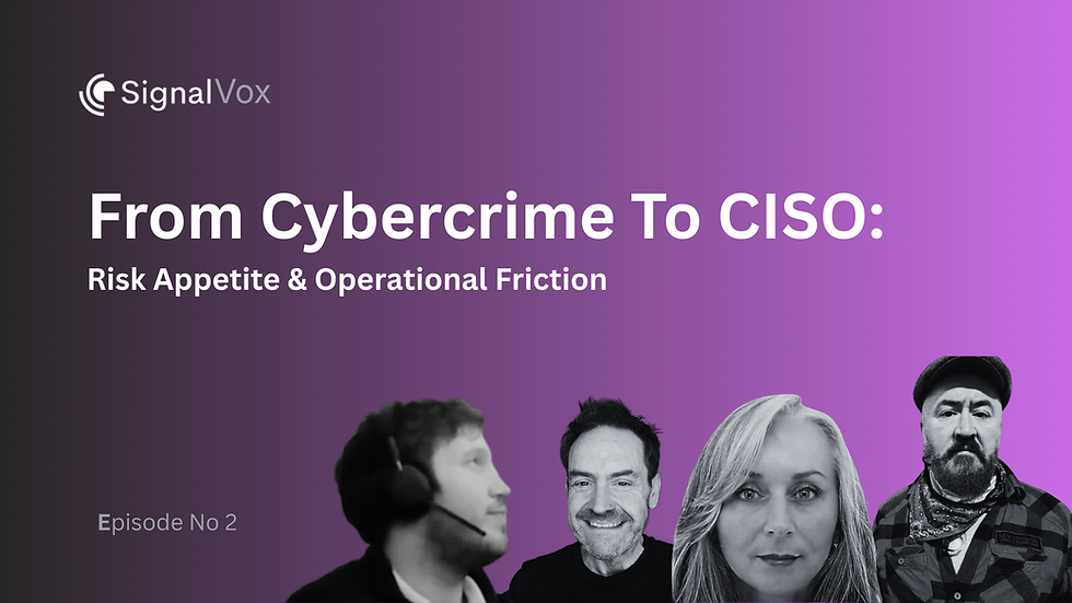 Episode 2  From Cybercrime To CISO Risk Appetite & Operational Friction .png