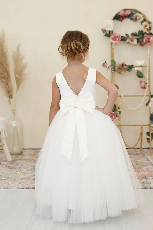 Thumbnail: FG615B - Amalee Flower Girl Dress