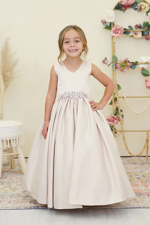 FG307 Amalee Accessories Flower Girl Dress The Bridal Box