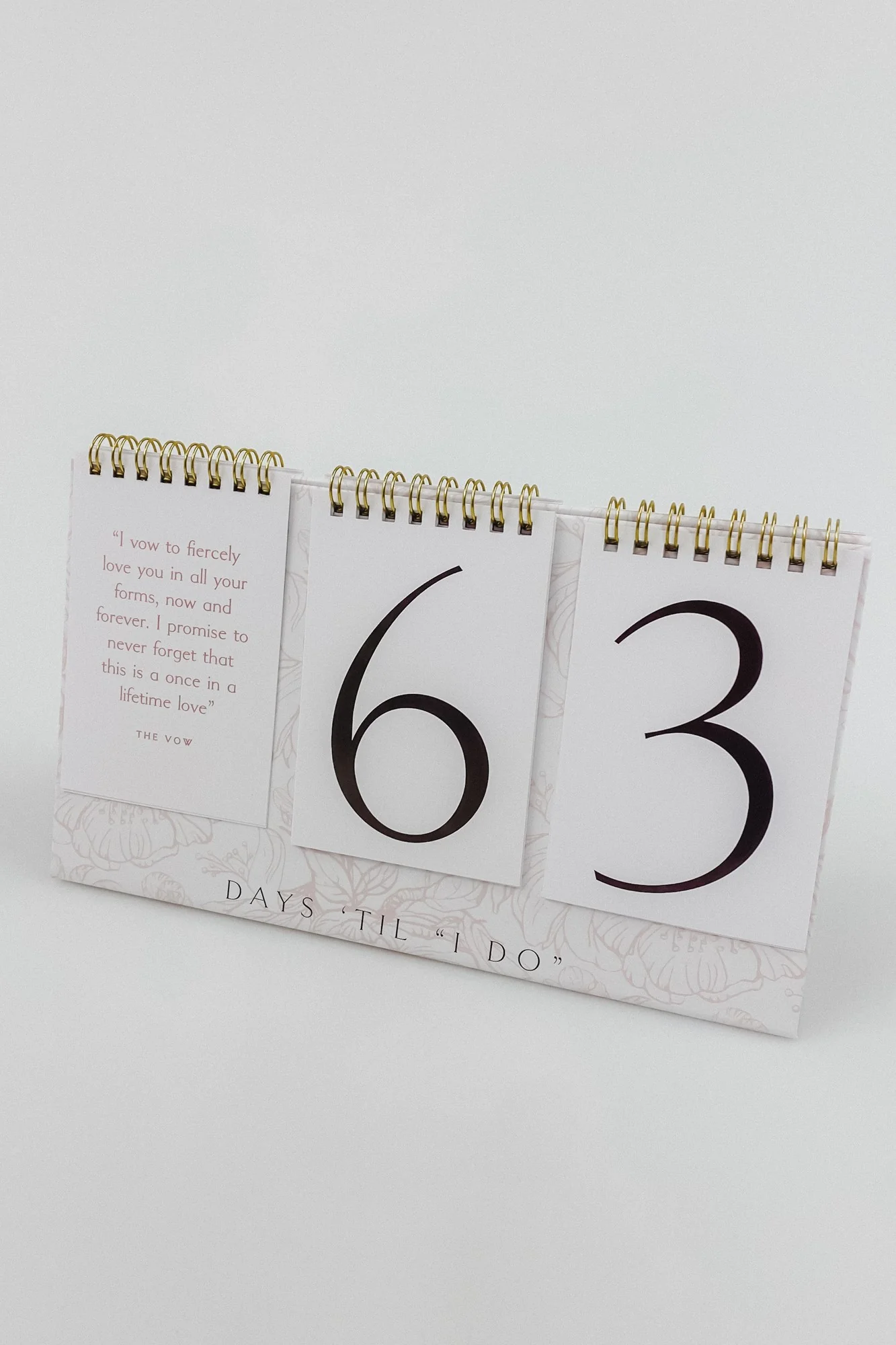 Wedding Countdown Calendar - Heirloom Bridal