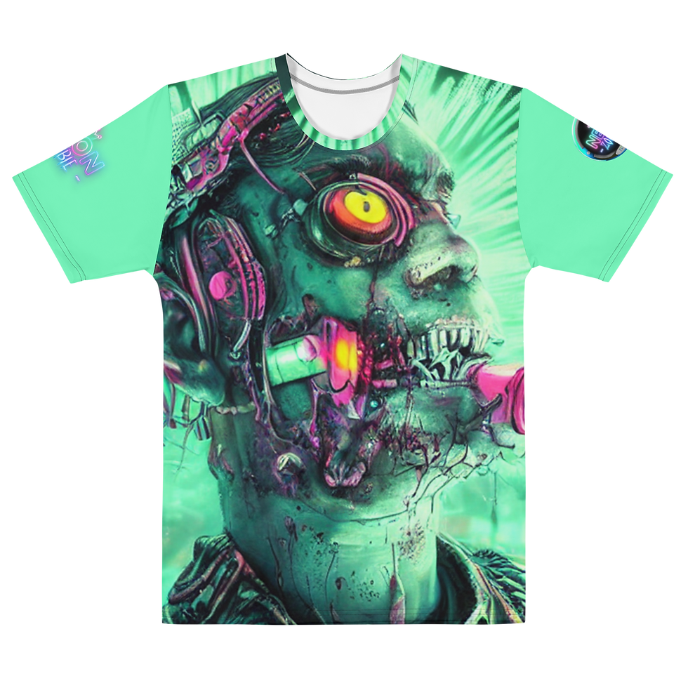 Neon zombie Men's t-shirt