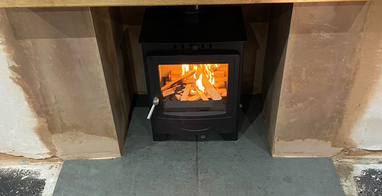 log burner installation