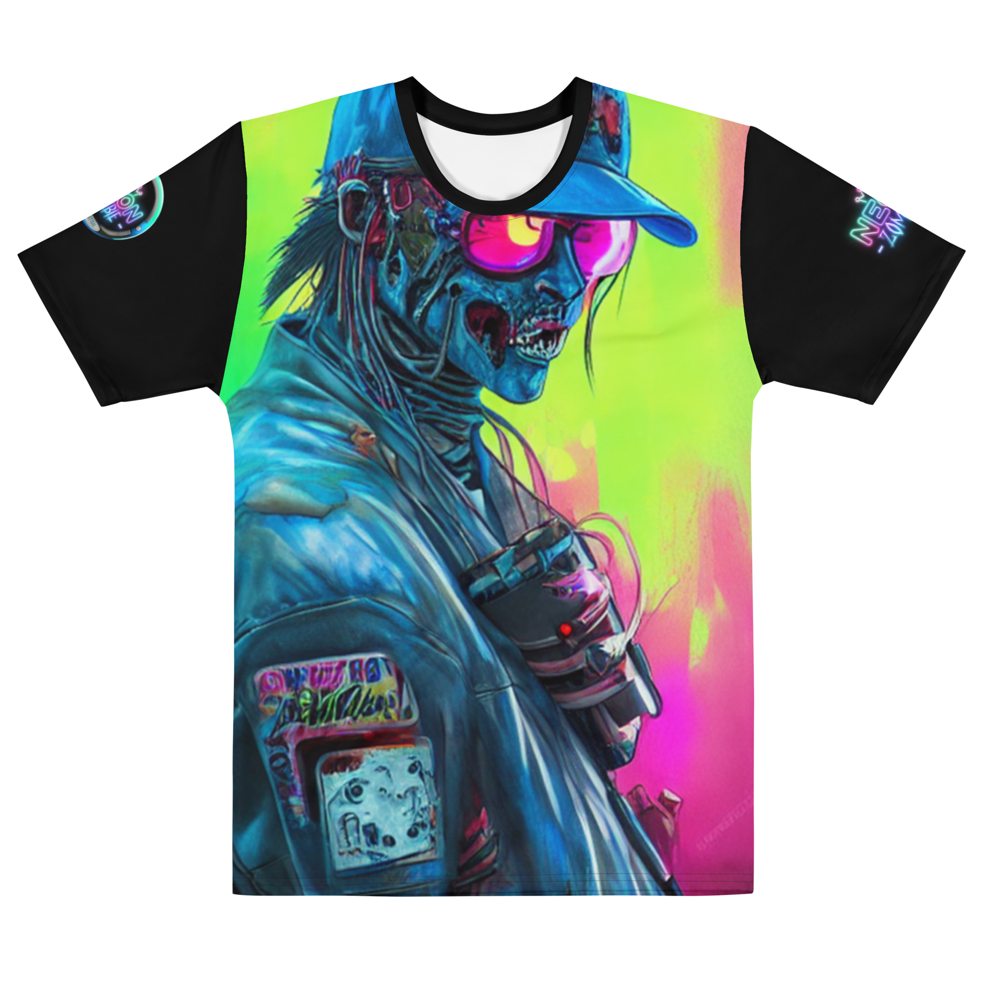 neon zombie Men's t-shirt