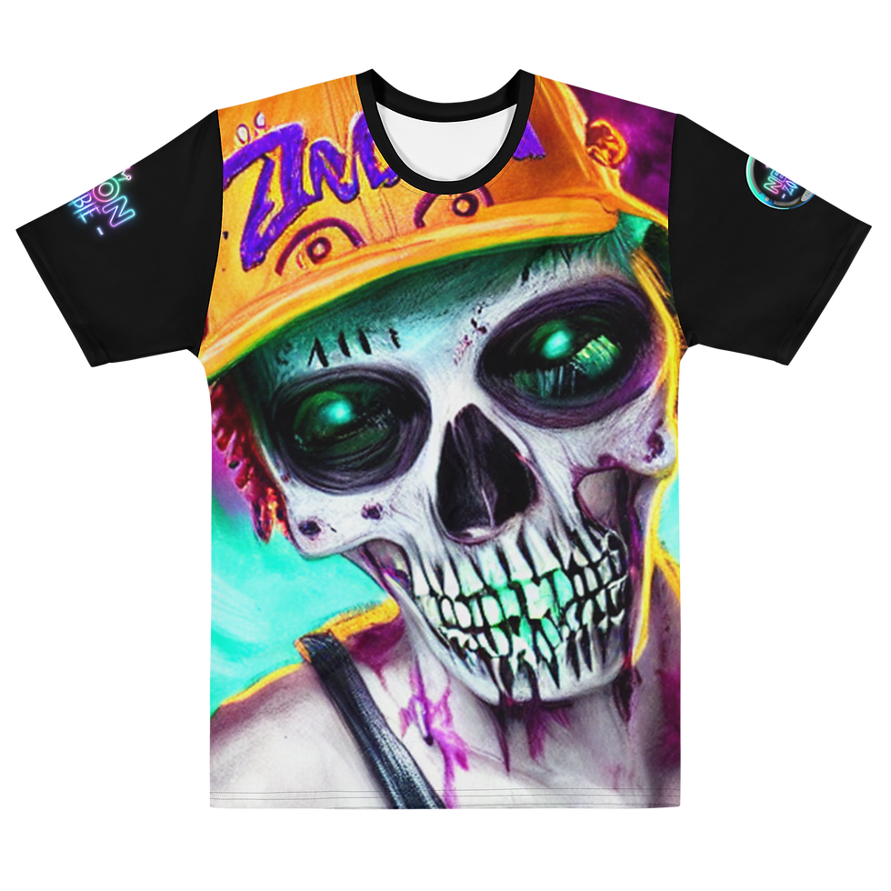neon zombie Men's t-shirt
