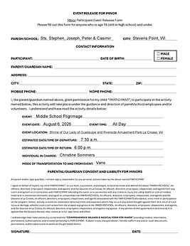 MIDDLE SCHOOL PILGRIMAGE 2026 - EVENT RELEASE FOR MINOR (SHORT FORM) (1) (1).jpg
