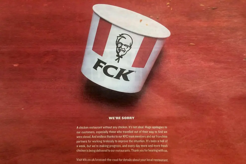 We’re sorry. A chicken restaurant without any chicken. It’s not ideal. KFC meilleur pub