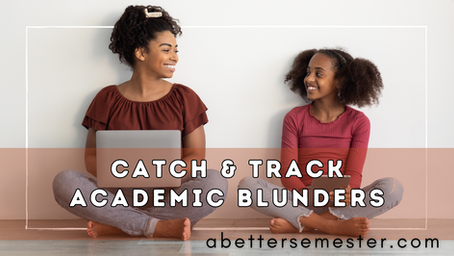 Catch & Track, Academic Blunders Together