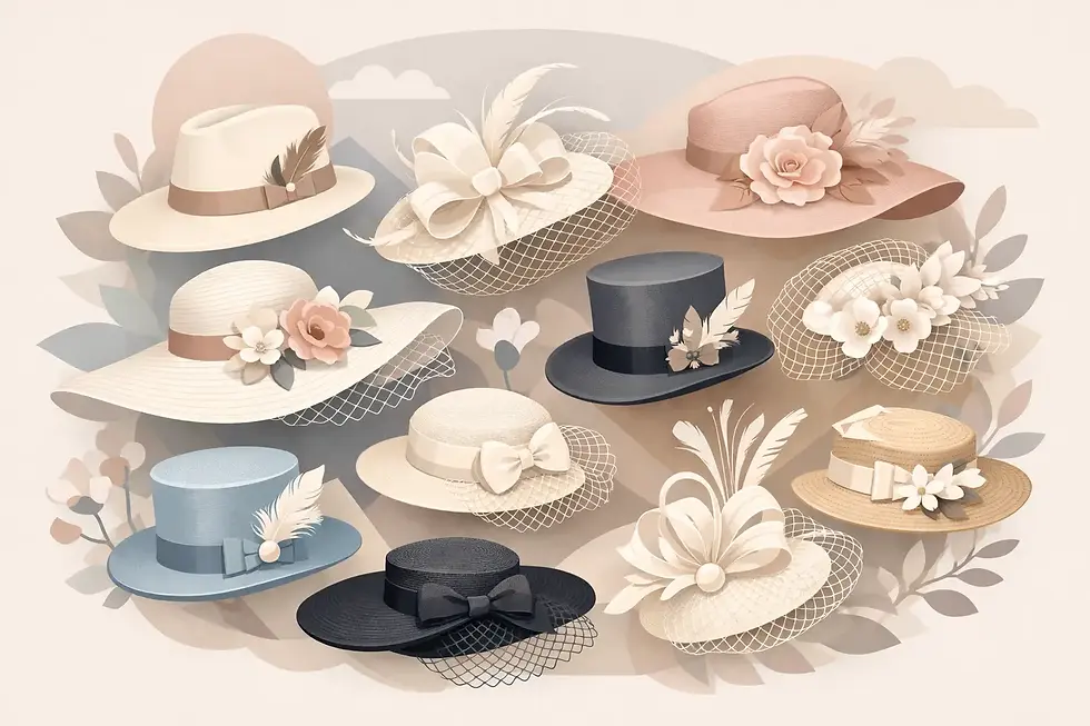 10 Bespoke Wedding Hat Examples to Consider