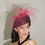 Miniatura: Black parisisal cocktail hat - Eponine by Judy Bentinck