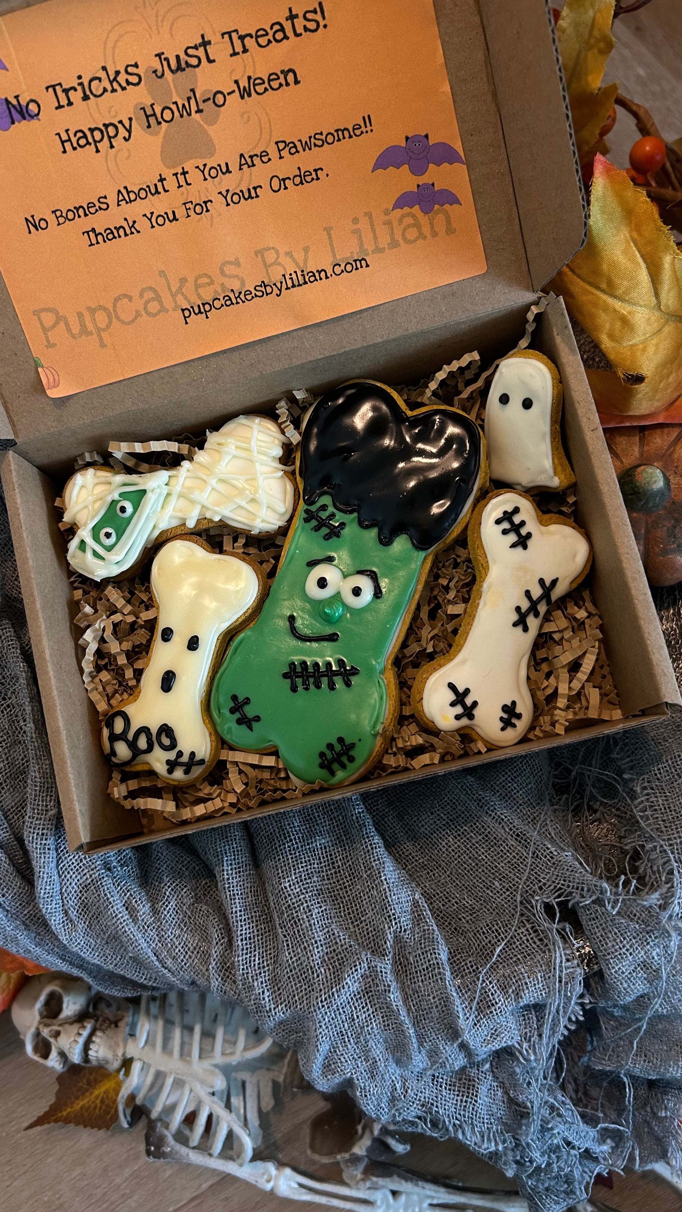 Bark-enstein Spooky Cookies
