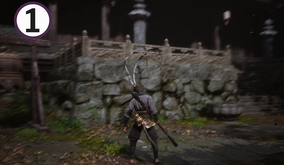 The Heavy attack jump in black myth Wukong