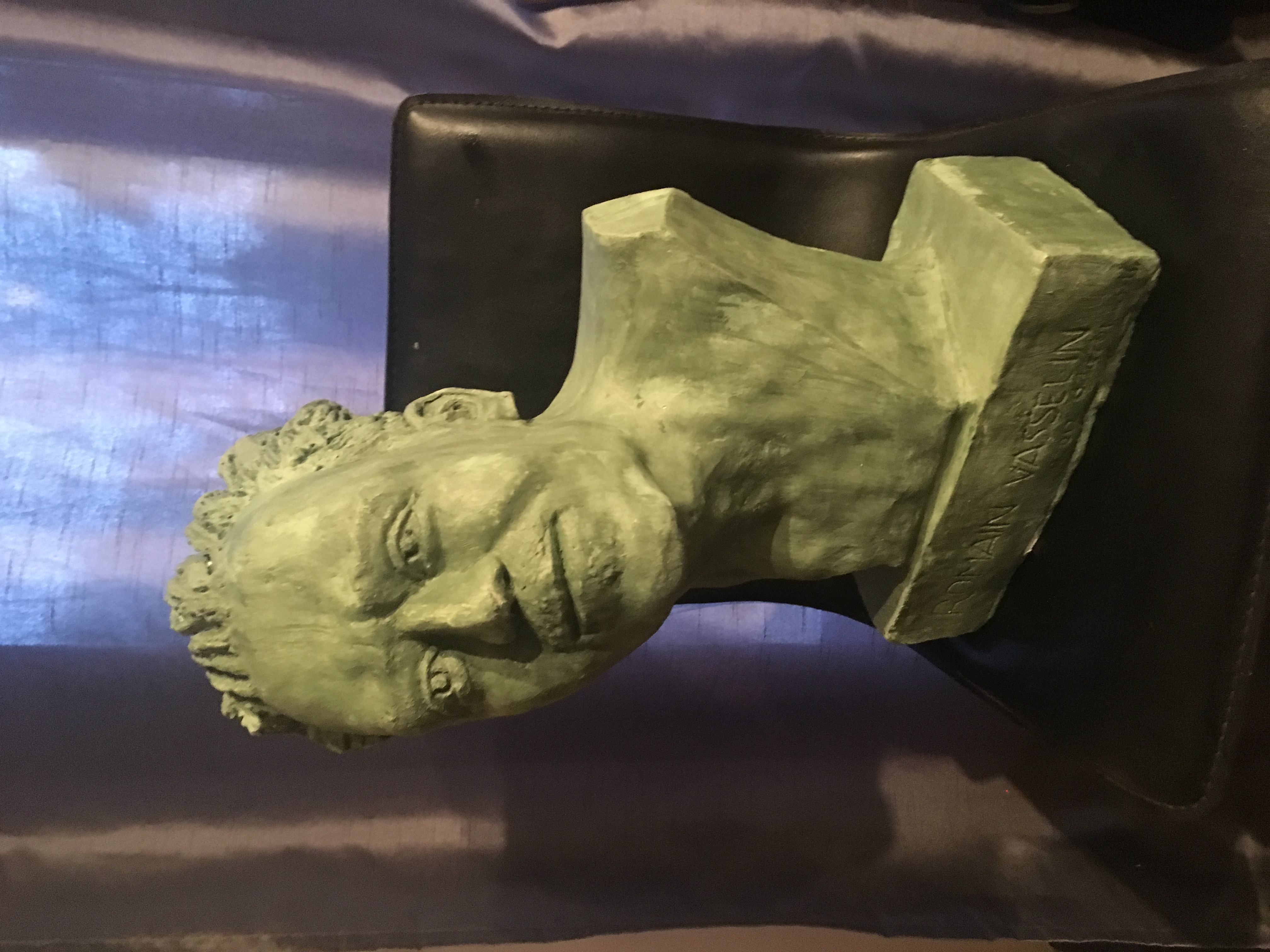 Terracotta bust R Vasselin