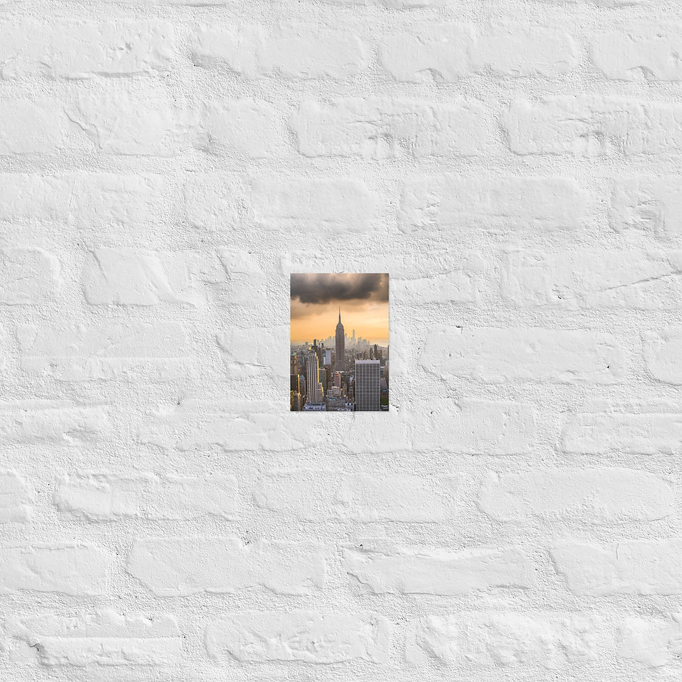 Thumbnail: Empire State Building at Golden Hour (3:4) - Print