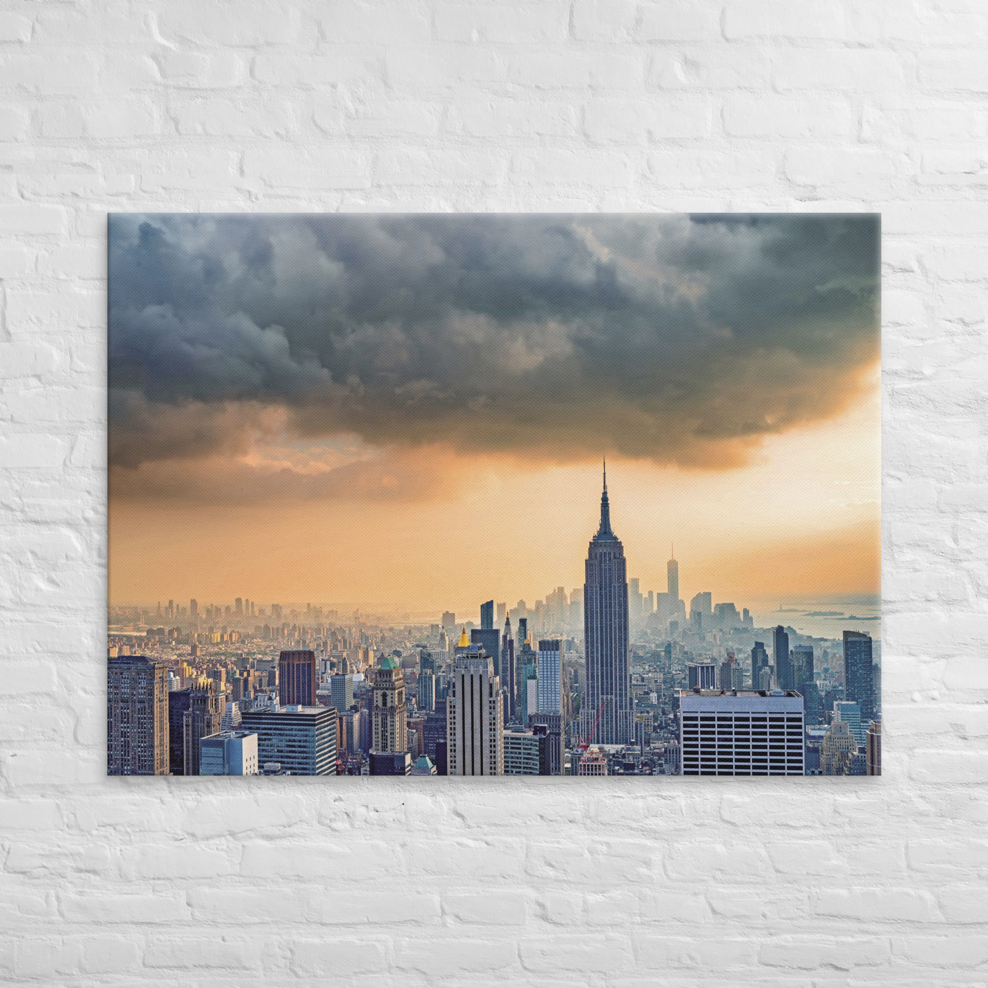 Stürmisches New York - Leinwand