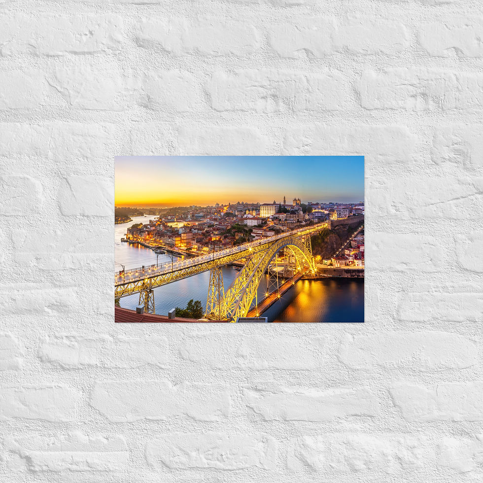 Thumbnail: Porto Golden Night(3:2) - Print