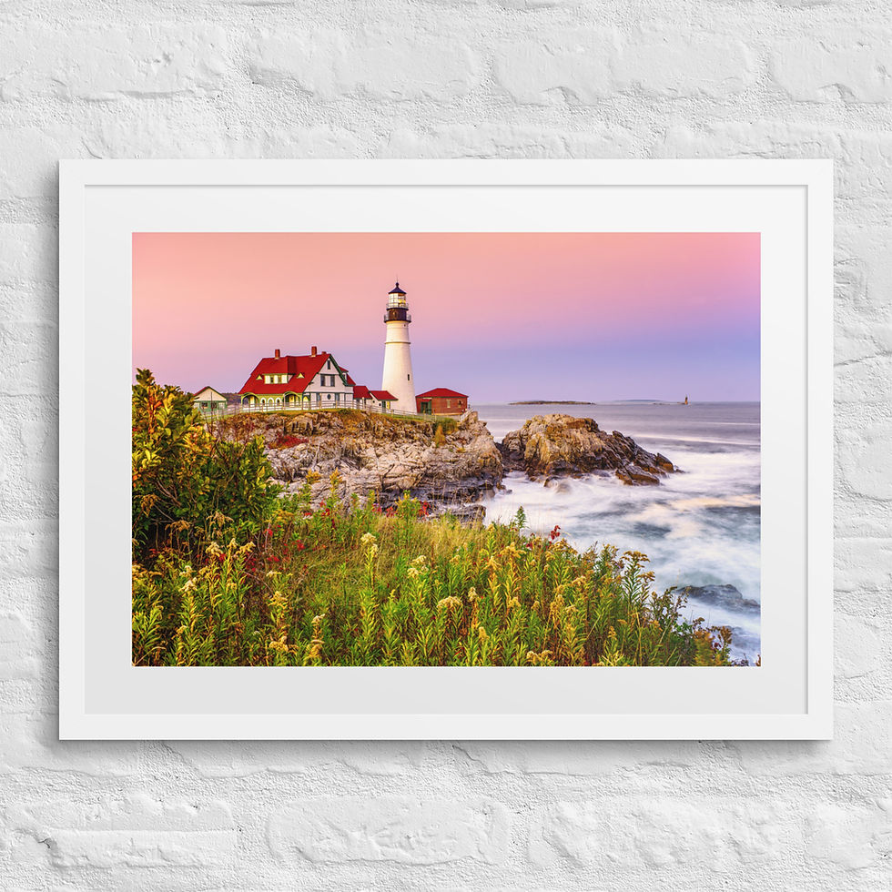 Thumbnail: Portland Head Lighthouse (4:3) - Framed Print
