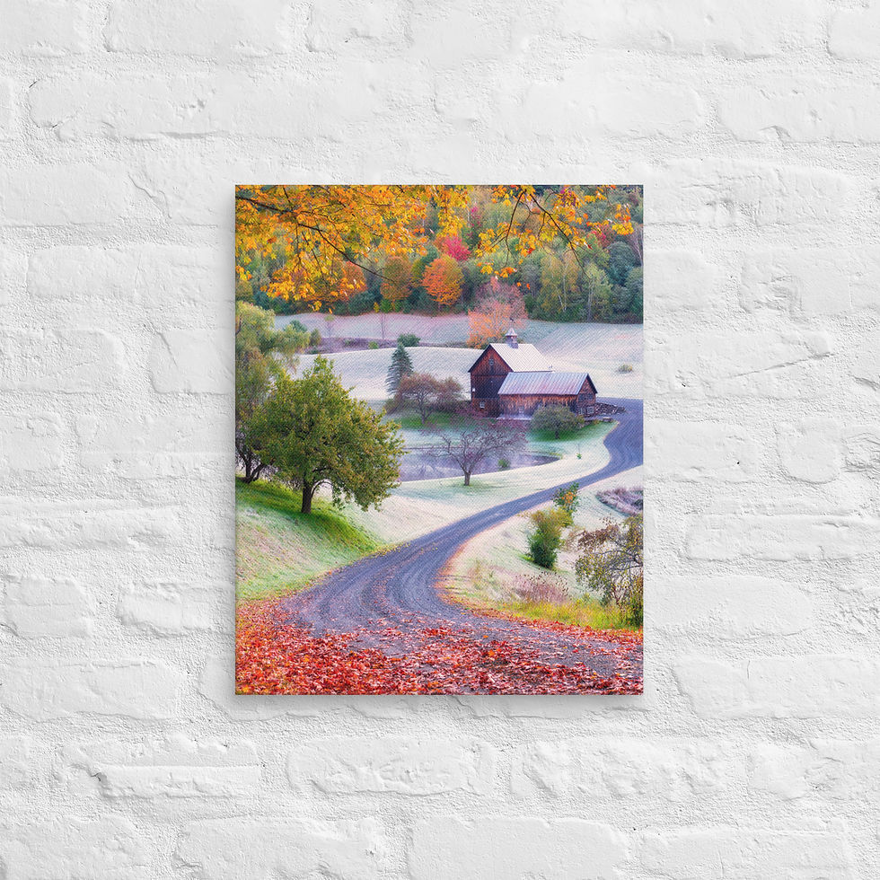 Miniaturbild: Malerisches Vermont - Leinwand
