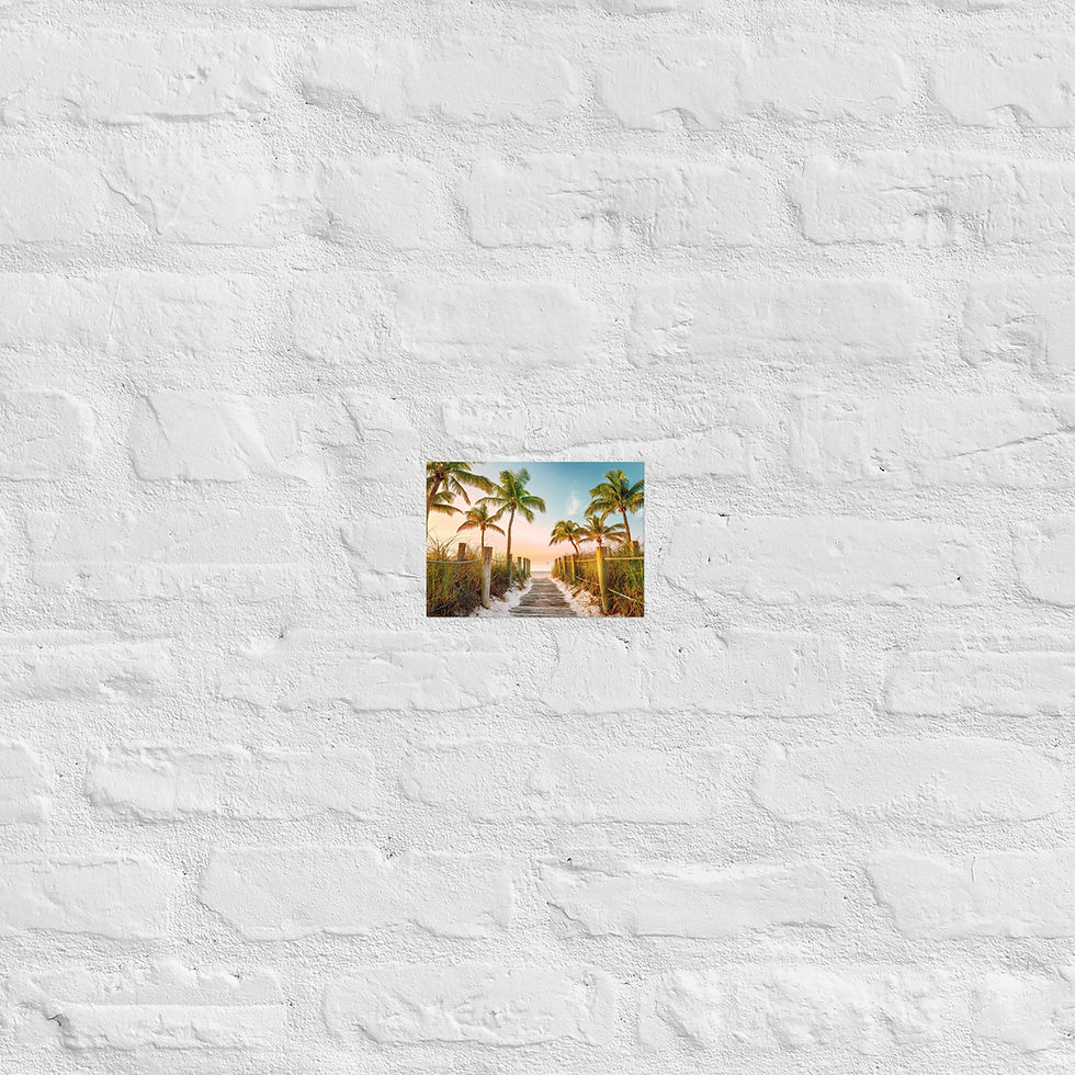 Thumbnail: Sunrise Stroll to Paradise - Key West Morning Dream (4:3) - Print