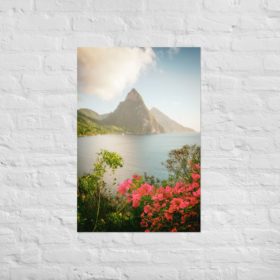 Miniaturbild: Ansichten von St. Lucia (2:3) - Druck