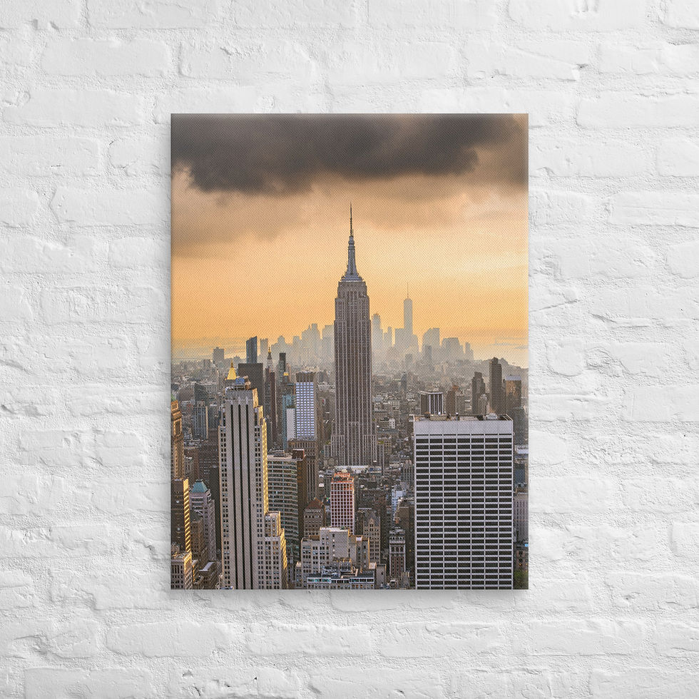 Miniaturbild: Empire State Building zur goldenen Stunde – Leinwand