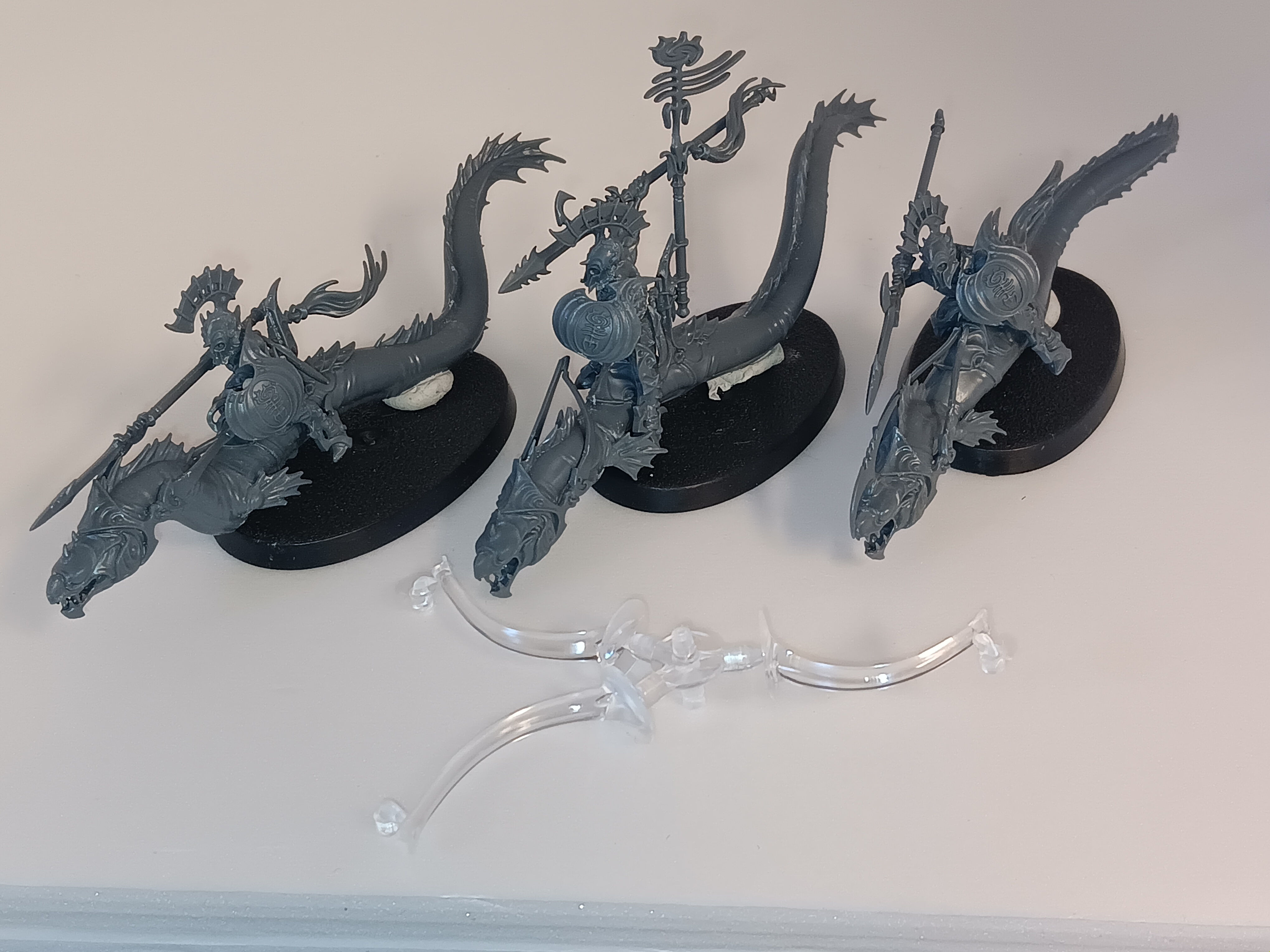 Pre-owned Idoneth Deepkin, Akhelian Morrsarr Guard x3