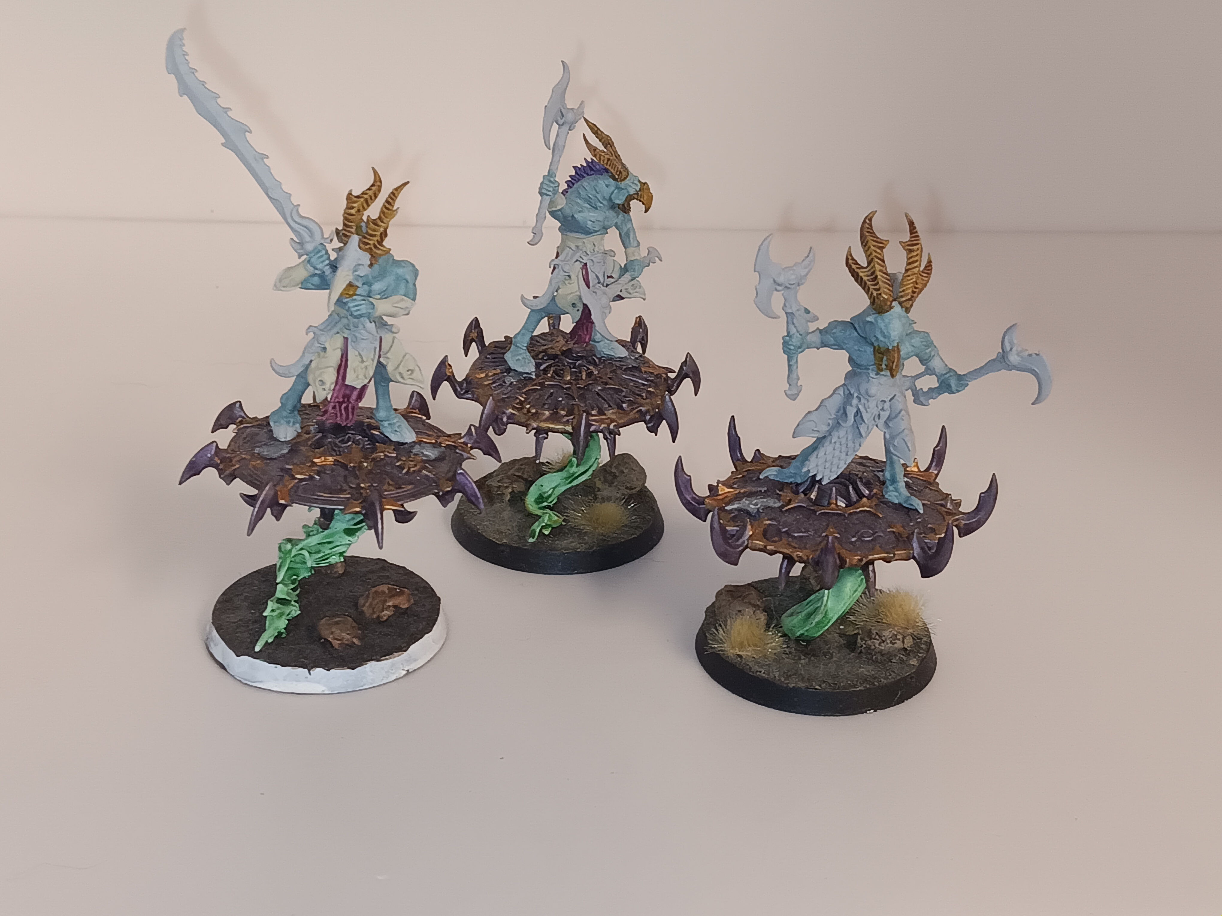 Pre-owned Disciples of Tzeentch, Tzaangor Enlightened x3