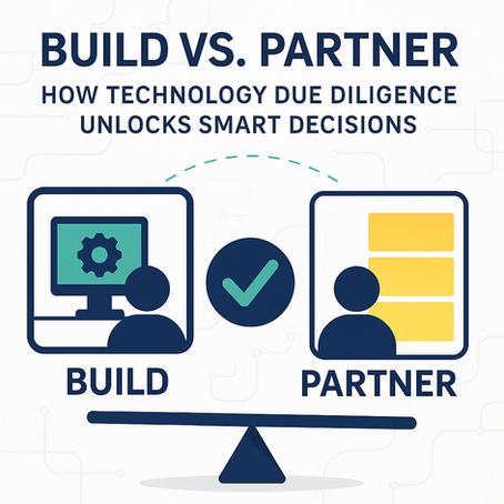 Build vs. Partner: How Technology Due Diligence Unlocks Smart Decisions