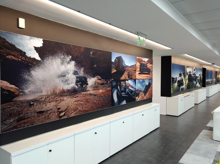 Diseño de oficinas corporativas Mercedes Benz