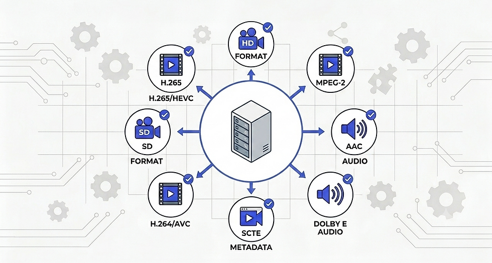 User interface capture rendering text and logos in ultra-high definition with the VEAS 4K character generator.