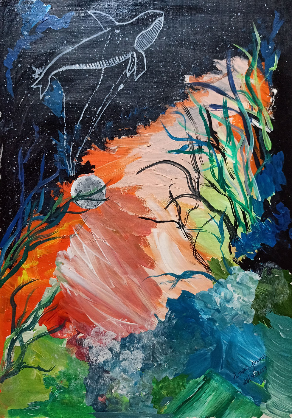 Thinking out loud - Original Art - Canvas Painting