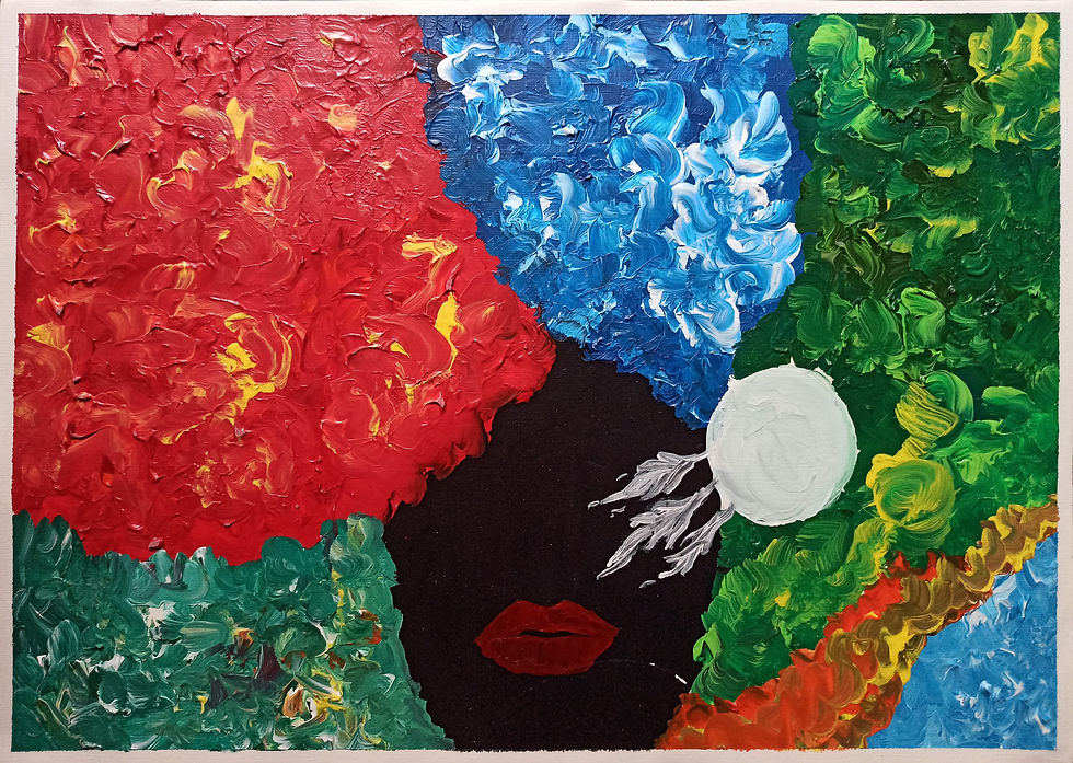 A woman's mind - Original Art - Canvas Painting