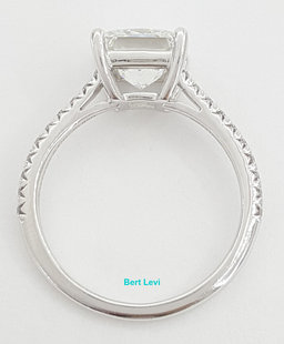 Tiffany & Co Novo Princess Cut Diamond Engagement Ring 1.7 ct Plat Retail $32.3K