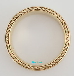 David Yurman Men Streamline Band Ring 6mm 18k Yellow Gold 9 Grams Retail $3950