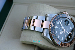 ROLEX 126711 GMT MASTER II ROSE GOLD & STEEL ROOTBEER