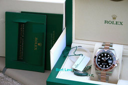 ROLEX 126711 GMT MASTER II ROSE GOLD & STEEL ROOTBEER