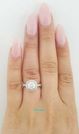 Cartier Destinee Round Diamond Engagement Ring 1.54 ct Platinum Retail $35K