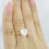 Thumbnail: Heart Diamond Solitaire Engagement Ring 3.12 ct 18k Gold & Platinum Retail $75K